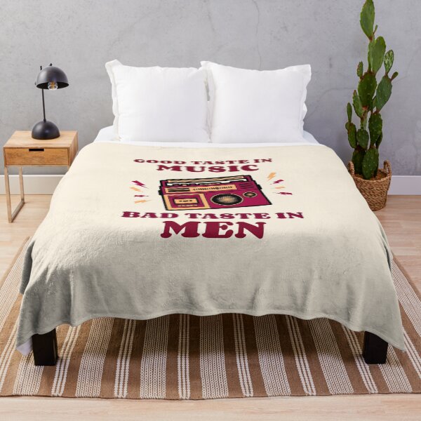 Item preview, Good taste in music bad taste in men designed and sold by DesignBoulevard.