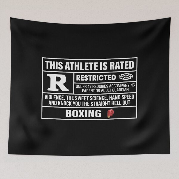 Item preview, This Athlete Rated R - Boxing designed and sold by scoutready.