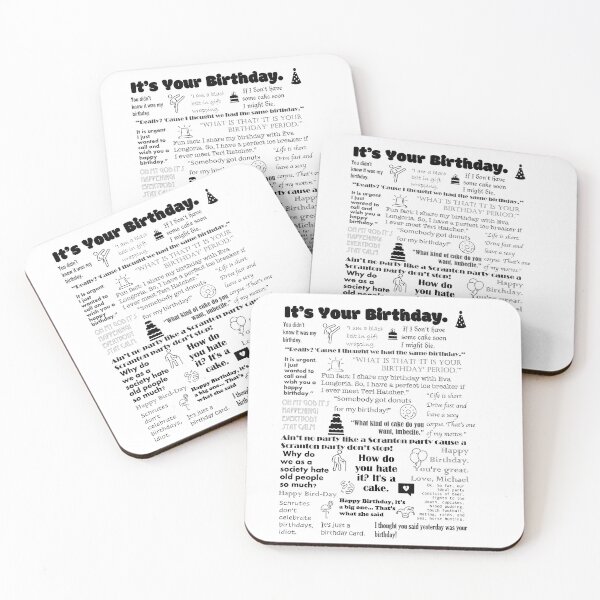 Item preview, The Office Happy Birthday designed and sold by Elles02.