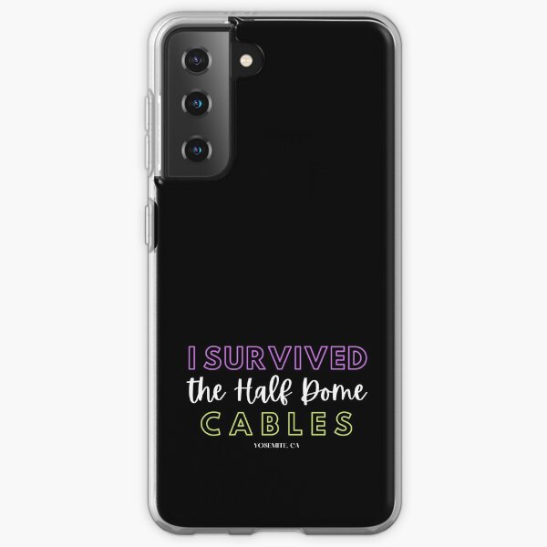 I Survived Half Dome!-- Half Dome Trail-- Half Dome Hike Samsung Galaxy Soft Case