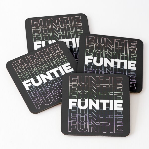 Item preview, Funtie, Fun Aunt, Repeating Rainbow Colorful Text designed and sold by The Princess Saves Herself.