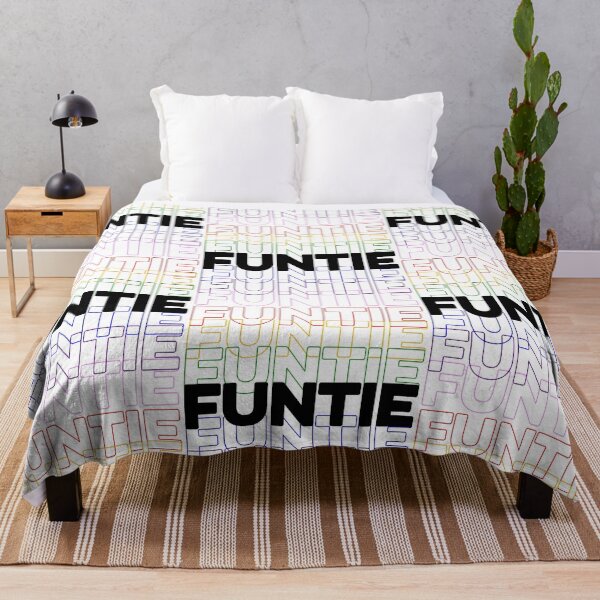 Item preview, Funtie, Fun Aunt, Repeating Rainbow Colorful Text designed and sold by The Princess Saves Herself.