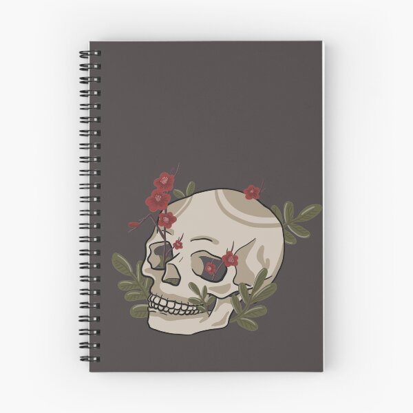 Item preview, skull and flowers designed and sold by Glunick.
