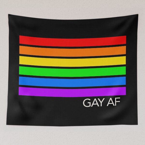 Item preview, Gay AF Rainbow Pride designed and sold by Thelittlelord.