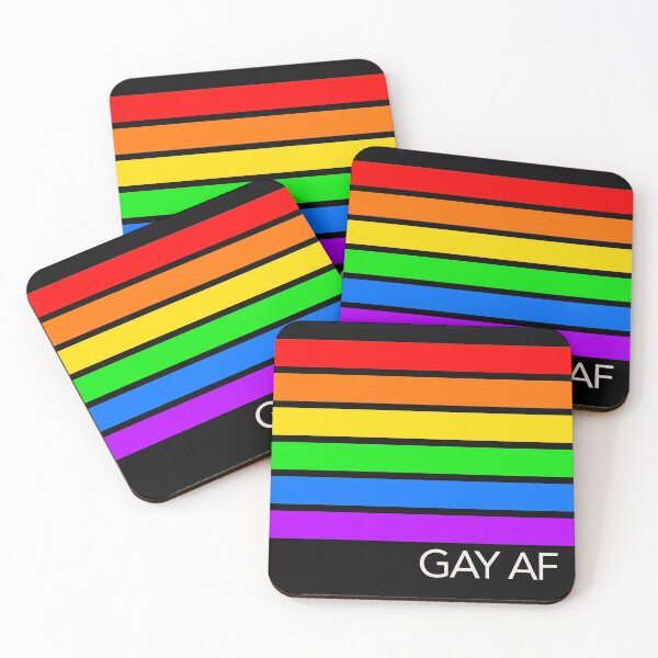 Item preview, Gay AF Rainbow Pride designed and sold by Thelittlelord.