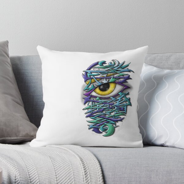 Eye-con 3: Always Watching Throw Pillow
