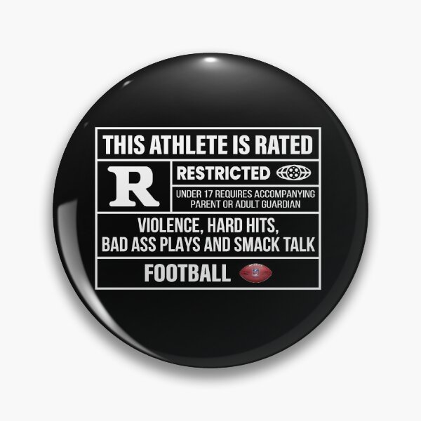 Item preview, This Athlete Rated R - Football designed and sold by scoutready.
