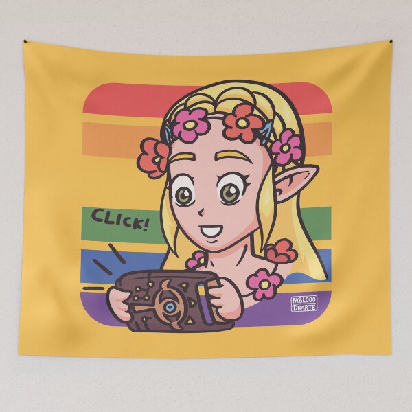 Item preview, PRIDE Blonde Tourist Elf - Gaming Summer designed and sold by PabloooDuarte.