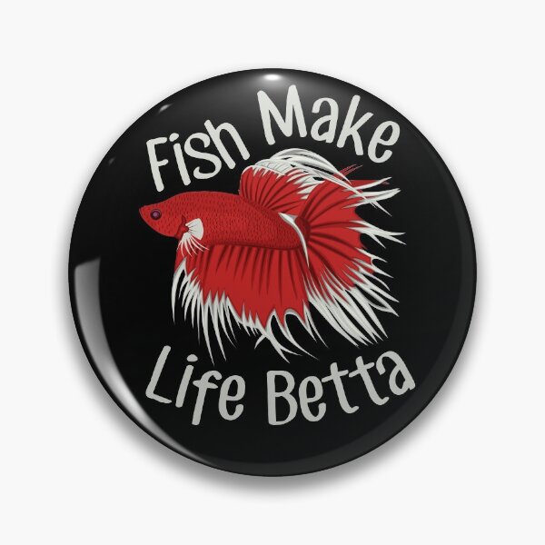 Item preview, Fish Make Life Betta designed and sold by Clara Hollins.
