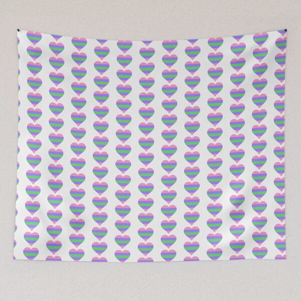 Item preview, Trigender Pride Heart designed and sold by Friend of Frogs.