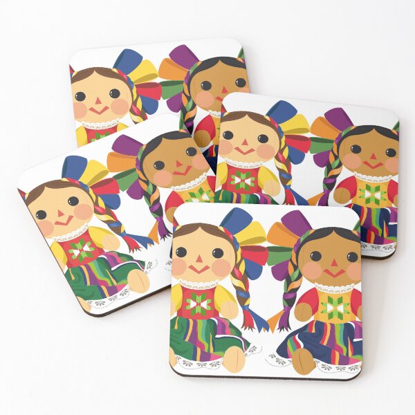 Item preview, Mexican Maria Dolls. Mexican Otomi Dolls. Traditional Mexican Rag Dolls designed and sold by Akbaly.