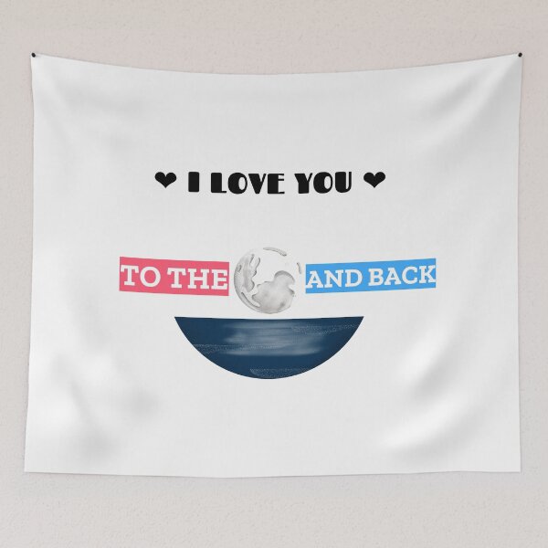 Item preview, I love you to the moon and back - couples intemacy relationship goals designed and sold by mr&mrsmalik malik.