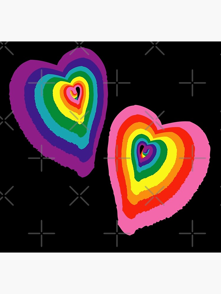 Love Is Love Lgbtq Pride Flag Graffiti Hearts Rainbow Pride Flag Original Gay Pride Flag Colors 7635