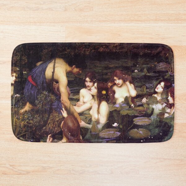 Item preview, Hylas And The Nymphs Painting By John William Waterhouse designed and sold by JDesigningMO.