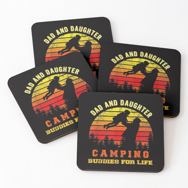Item preview, Dad and Daughter Camping Buddies for Life Summer designed and sold by travellb.