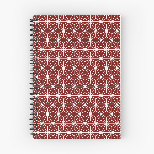 Item preview, Barn Red White Asanoha - Japanese Traditional Pattern designed and sold by KinitaDesign.