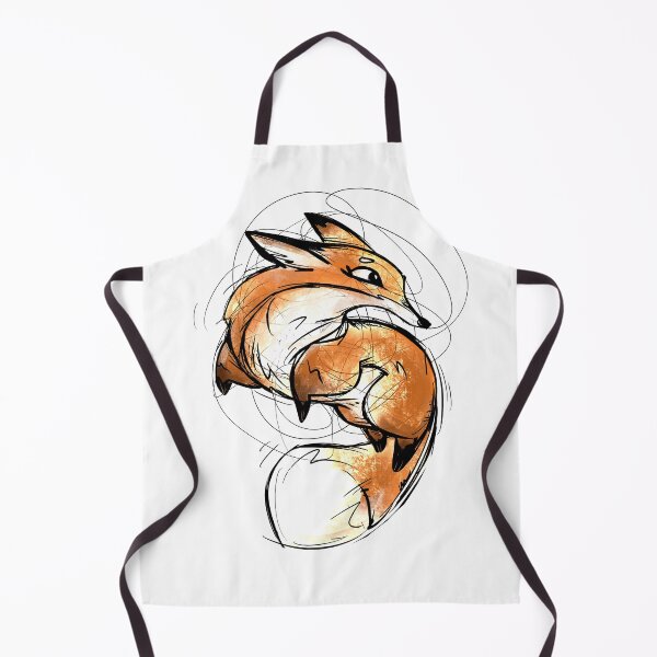 Aperçu de l'œuvre Renard Scribble Critter Sticker créée et vendue par AmberCheever.