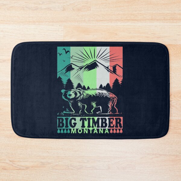 Item preview, Big Timber Montana Retro Mountain Bear designed and sold by Home-Spirit.