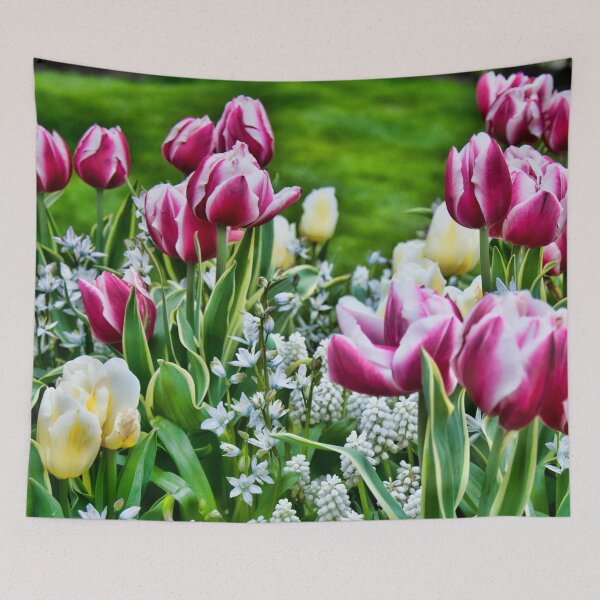 Item preview, Tapestries,Tapestry,throw blankets,comforters,duvet covers ,shower curtains,Flower Wall Art, flower print, modern abstract art, flower, flowers, nature, summer, floral, green, watercolor designed and sold by eyesight4vision.