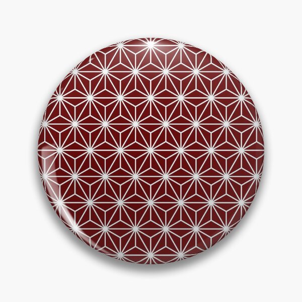 Item preview, Red Blood RedWhite Asanoha - Japanese Traditional Pattern designed and sold by KinitaDesign.