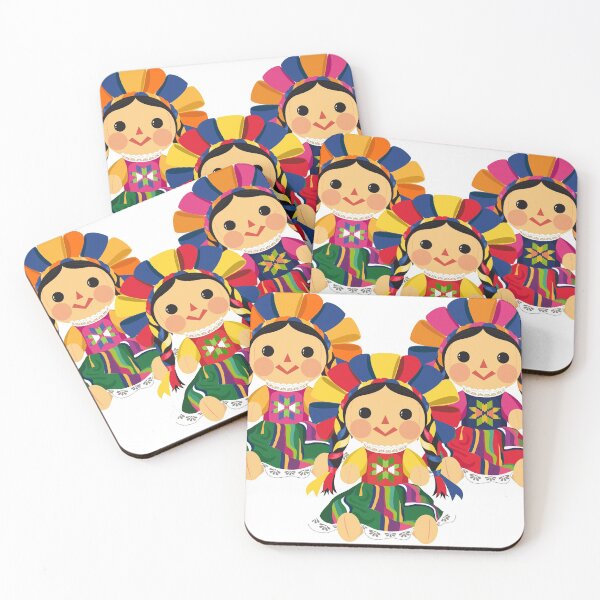 Item preview, Mexican Maria Dolls. Mexican Otomi Dolls. Traditional Mexican Rag Dolls designed and sold by Akbaly.