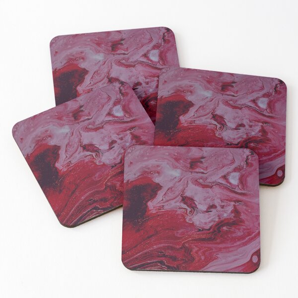 Item preview, Red Marble Textured designed and sold by CresiaPrints.