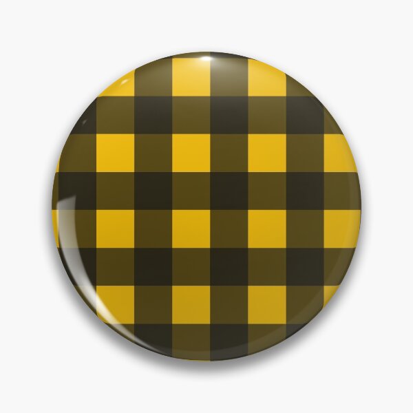 Item preview, Yellow and Black Buffalo Check Plaid designed and sold by ind3finite.
