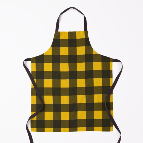Item preview, Yellow and Black Buffalo Check Plaid designed and sold by ind3finite.