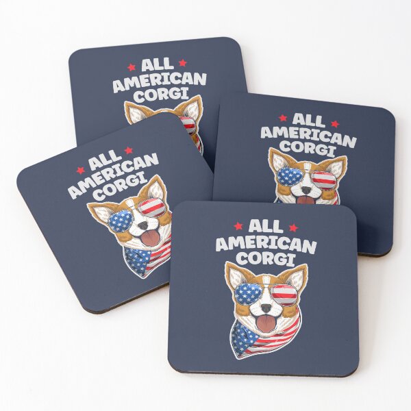 Item preview, All American Corgi 4th of July designed and sold by Uppercase Tees.