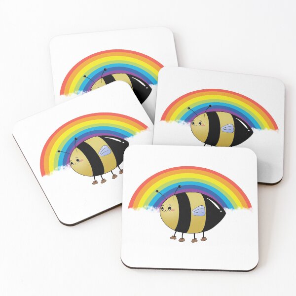 Item preview, Bee Rainbow Happy  designed and sold by Angel Lu.