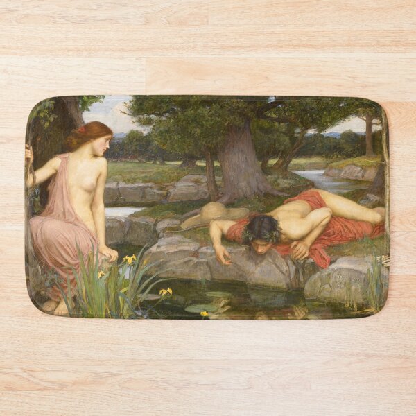 Item preview, Echo And Narcissus Painting By John William Waterhouse designed and sold by JDesigningMO.