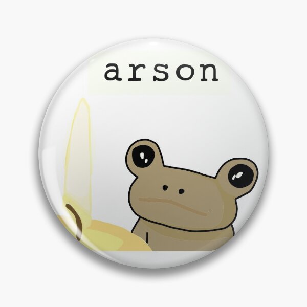Item preview, Arson Frog Black Letters designed and sold by lovethehomies.