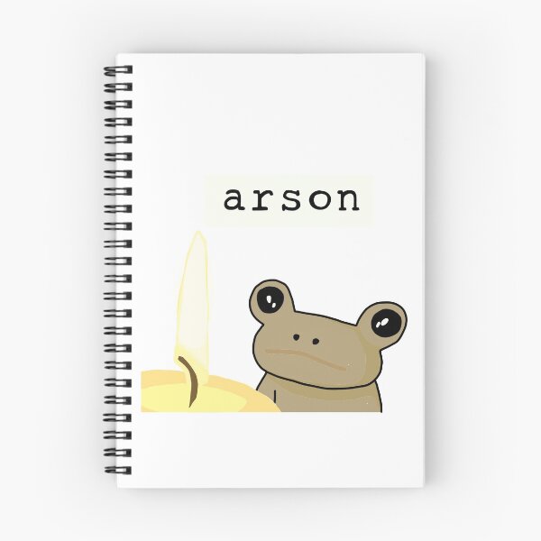 Item preview, Arson Frog Black Letters designed and sold by lovethehomies.