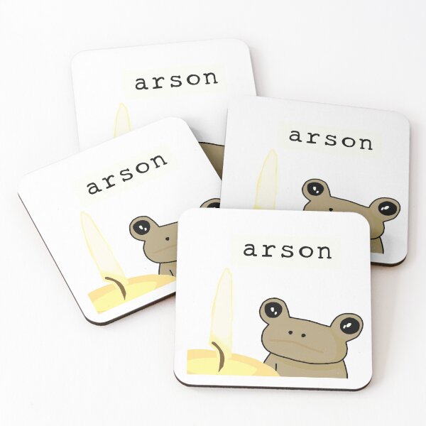 Item preview, Arson Frog Black Letters designed and sold by lovethehomies.