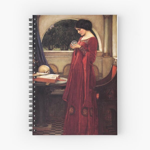 Item preview, The Crystal Ball Painting By John William Waterhouse designed and sold by JDesigningMO.