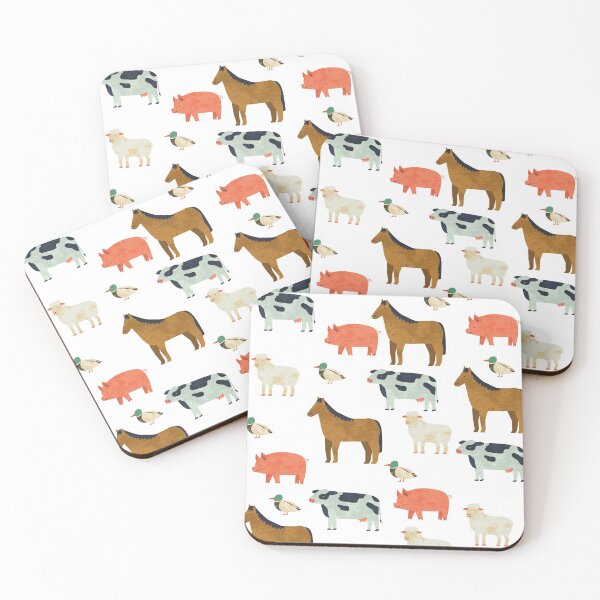 Item preview, Estampado de animales de granja designed and sold by TeeKid.