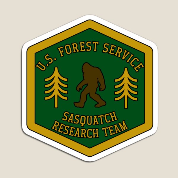Aperçu de l'œuvre Équipe de recherche du Service forestier de Sasquatch créée et vendue par smittysdesigns.