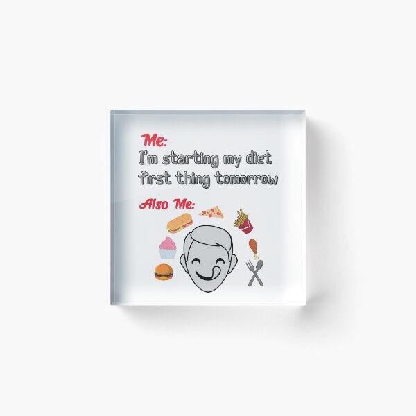 Item preview, My diet starts tomorrow designed and sold by Simonerich.