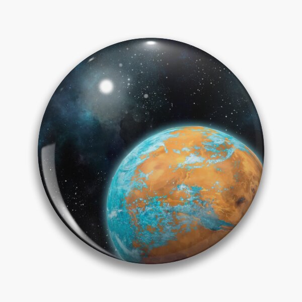 Artikelvorschau, Terraforming Mars Wall Art - original digital space painting entworfen und verkauft von Luis Peres.