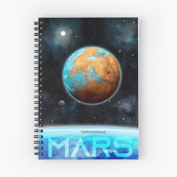 Item preview, Terraforming Mars Wall Art - original digital space painting designed and sold by Luis Peres.