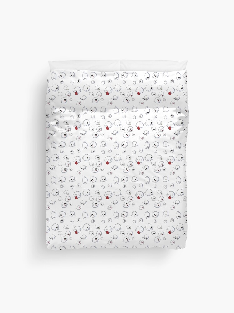 cute boxy boo Duvet Cover for Sale by OWENHEREDIA