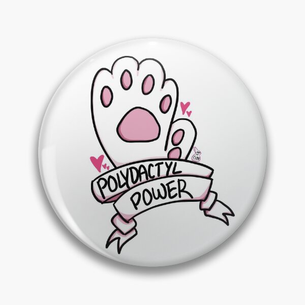 Item preview, POLYDACTYL POWER - white designed and sold by laynedoll.