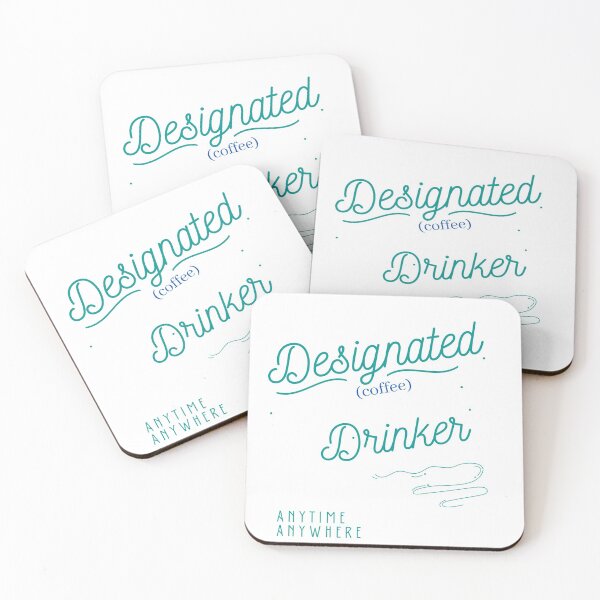 Item preview, Designated (Coffee) Drinker designed and sold by DoggiesNCoffee.