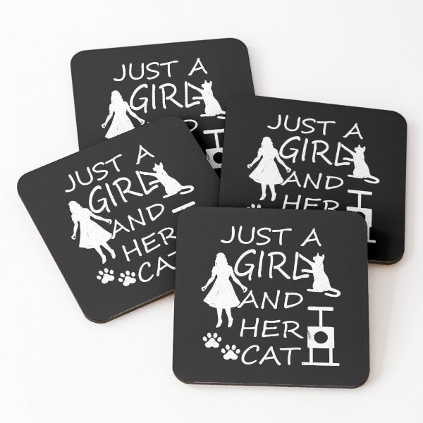 Item preview, Just A Girl And Her Cat Cat Mom Owner Apparel & Gifts designed and sold by Tom2468.