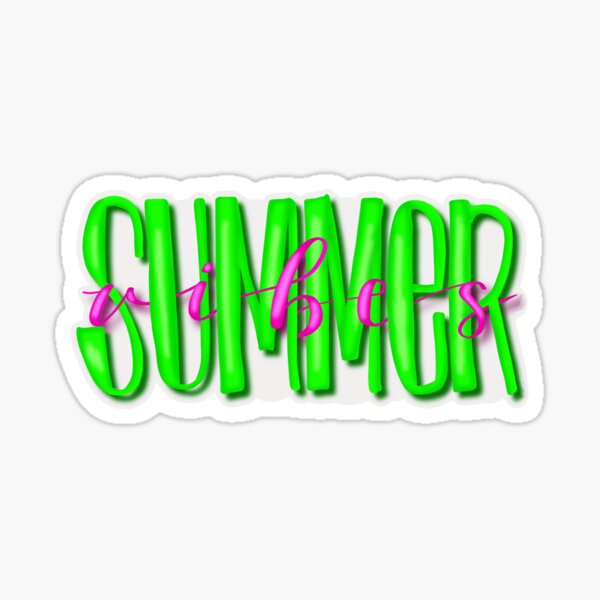 Summer Vibes Sticker