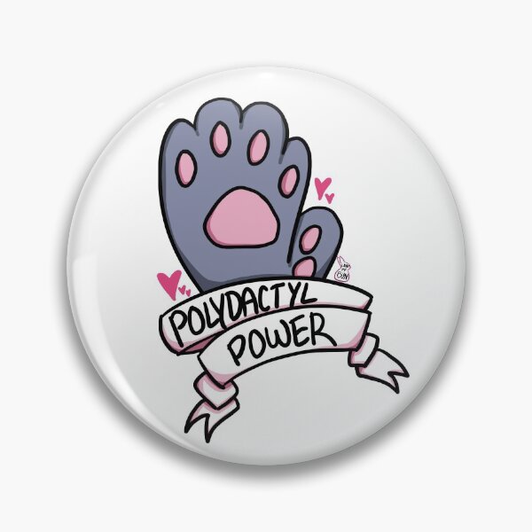 Item preview, POLYDACTYL POWER - blue designed and sold by laynedoll.