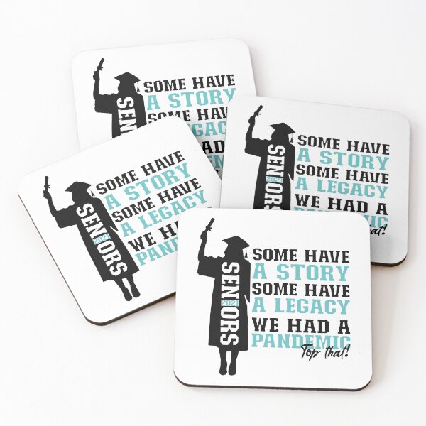 Item preview, Pandemic Graduation | Black And Blue Text Funny Graduation designed and sold by Estrytee.