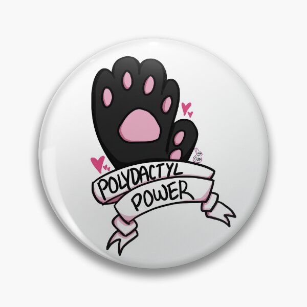 Item preview, POLYDACTYL POWER - black designed and sold by laynedoll.