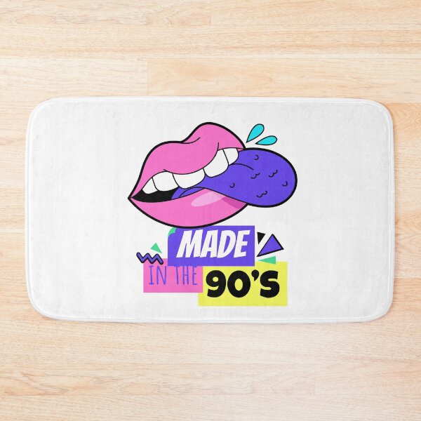 Item preview, Made In the 90's -  Old School lips 90s Design - smiley 90's designed and sold by onjcdesign.