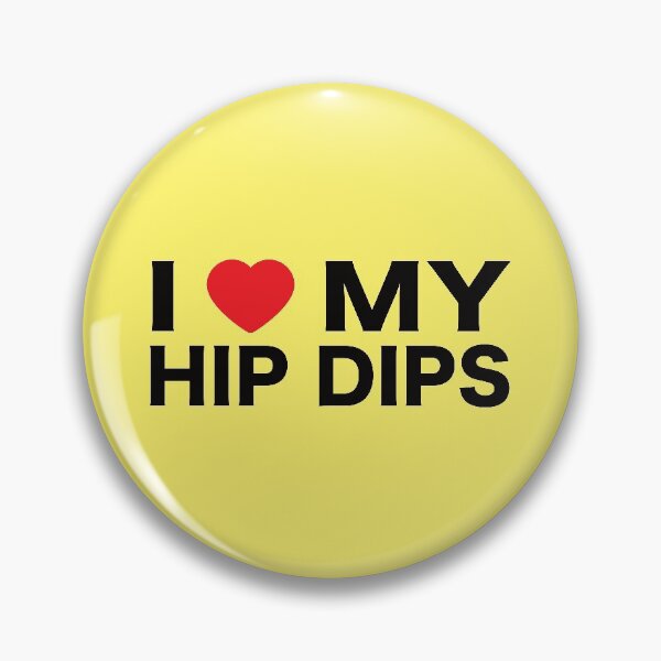 Item preview, I Love My Hip Dips - I Heart My Hip Dips - Body Positive designed and sold by TumbleTee.